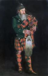 Ein Dudelsackspieler, 1885